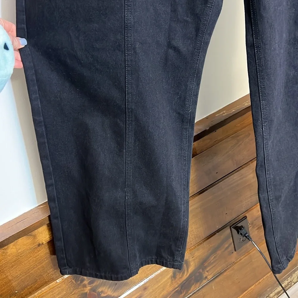 Amazon‎ Wide Leg Black High Rise Jeans- 4X